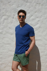 Basic T-Shirt V Yaka / Lacivert