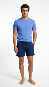Basic T-Shirt / Gök Mavi