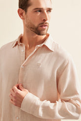 Keten Gömlek / Somon