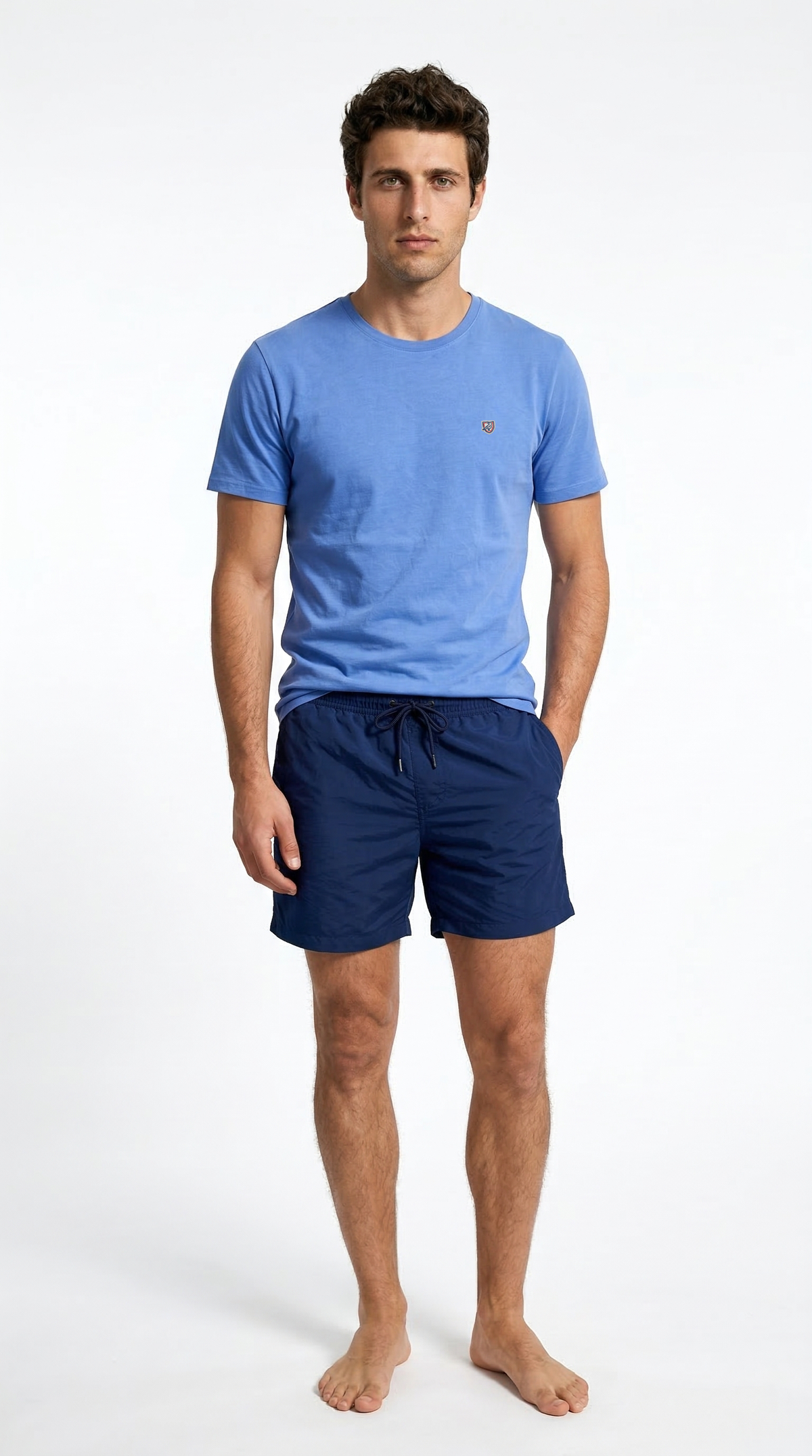 Basic T-Shirt / Gök Mavi