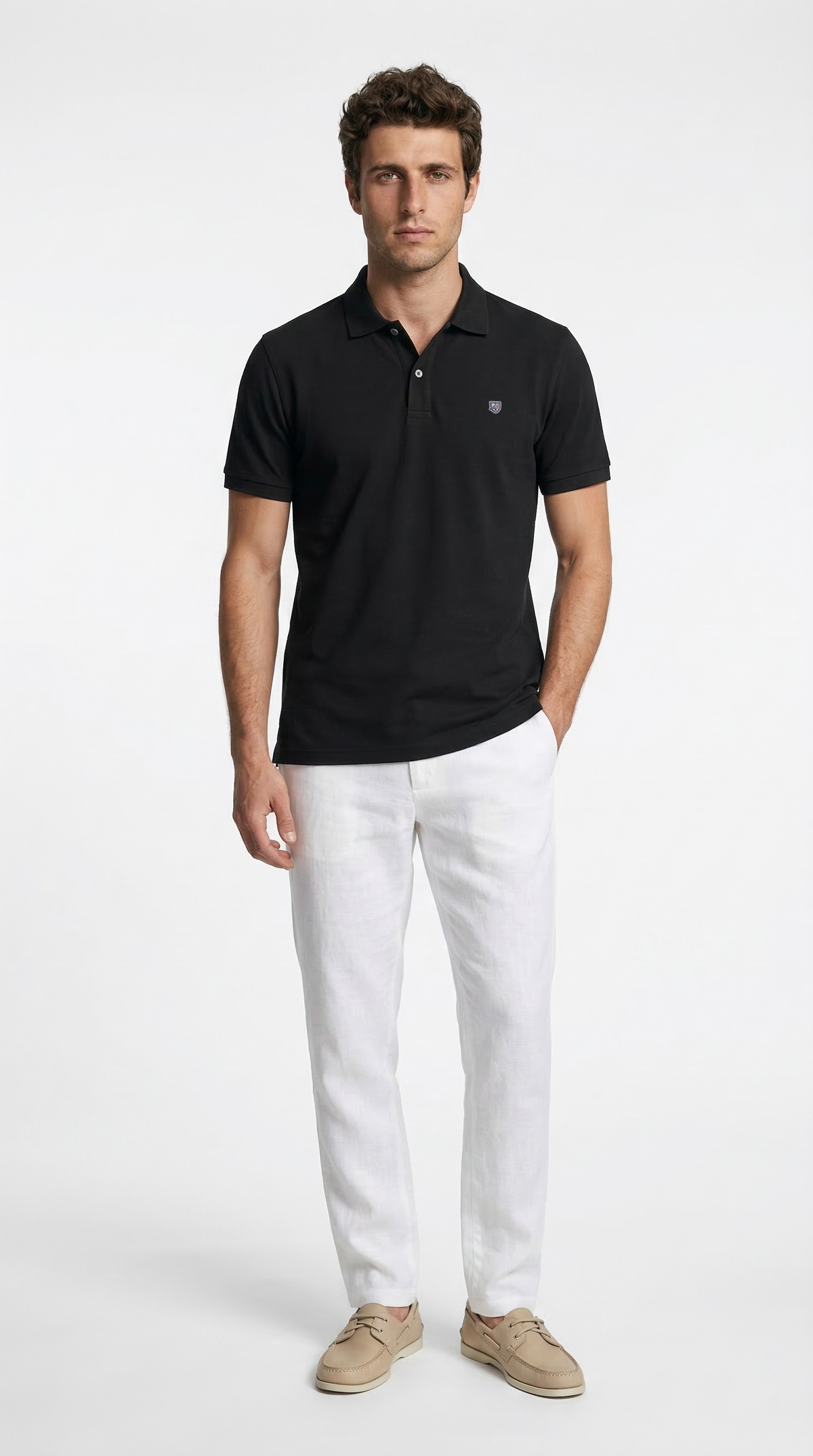Polo T-Shirt / Black